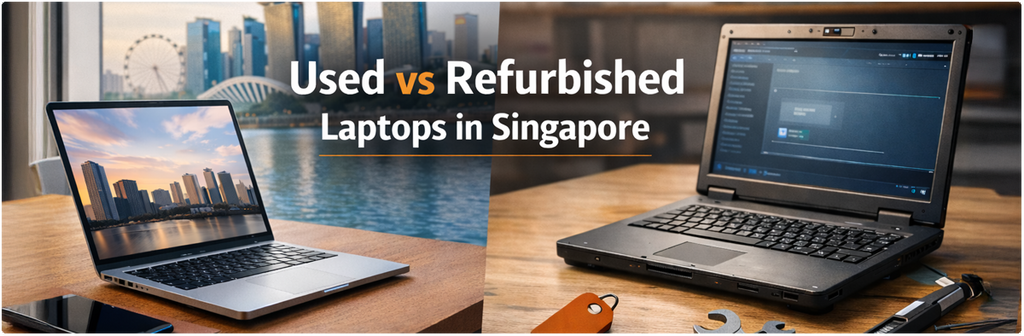 Used vs Refurbished Laptops in Singapore: What’s the Real Difference and Which Should You Buy?
