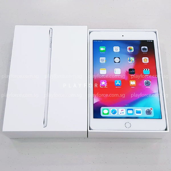 iPad Mini 4 (128GB, Cellular, Silver)