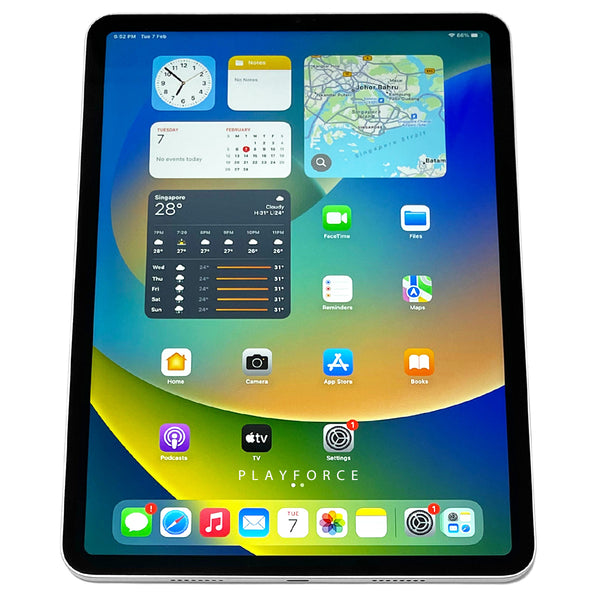 iPad Pro 11 4th Gen (M2 Chip, 128GB, WiFi, Silver) Playforce