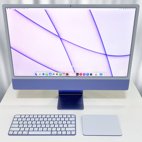 iMac 24-inch (M1, 16GB, 256GB, Purple)