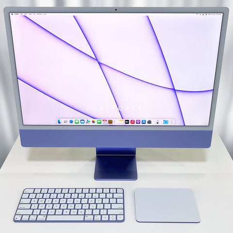 iMac 24-inch (M1, 16GB, 256GB, Purple)