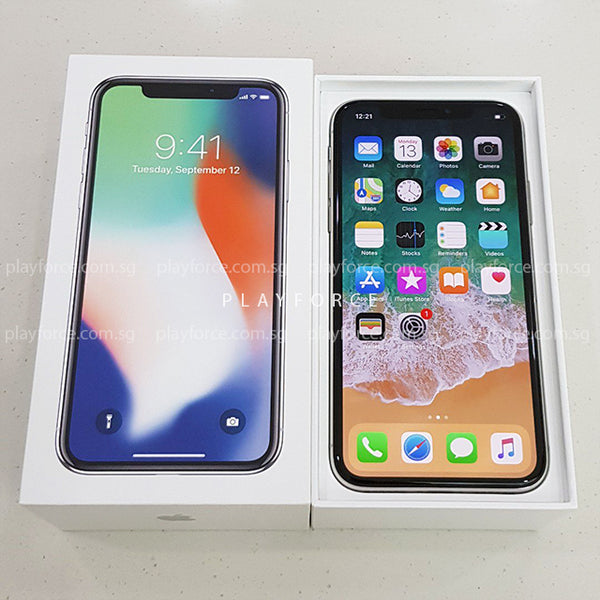 iPhone X (256GB, Silver)