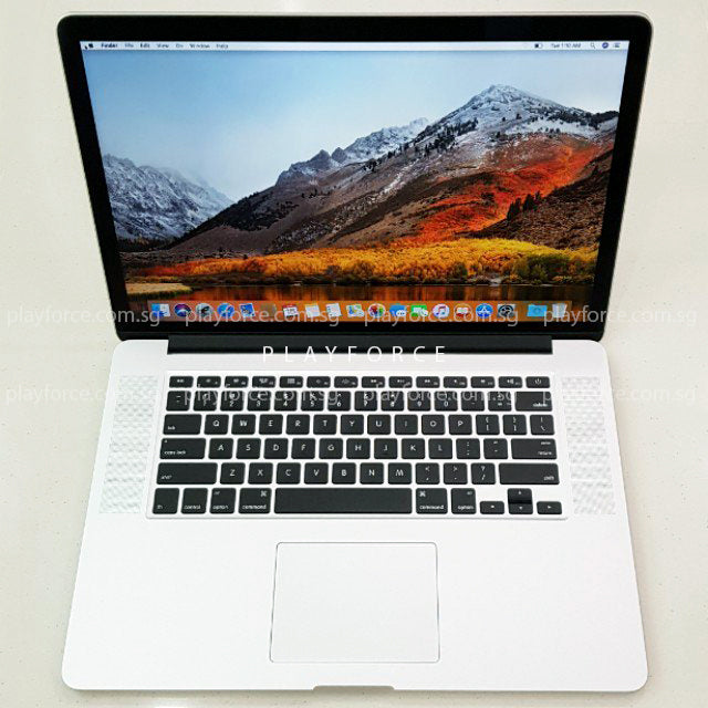 MacBook Pro 2015, 15-inch Retina, i7, 16GB, 256GB SSD – Playforce