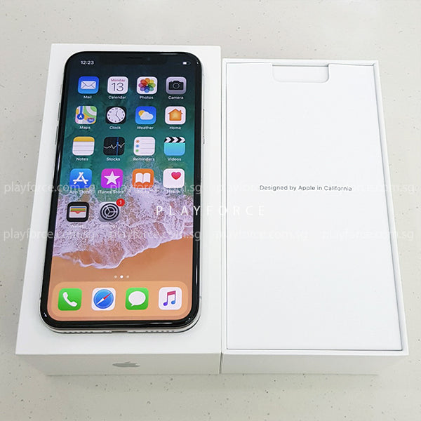 iPhone X (256GB, Silver)