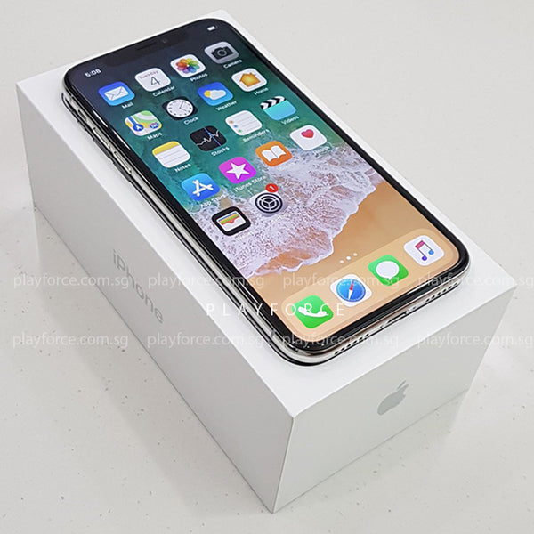 iPhone X (256GB, Silver)