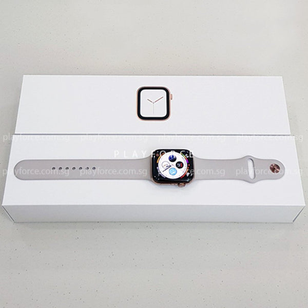 Apple Watch (Series 4, 44mm, Stainless Steel, GPS + Cellular)(AppleCare+)