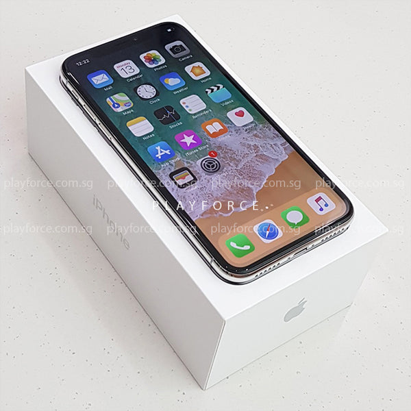 iPhone X (64GB, Silver)