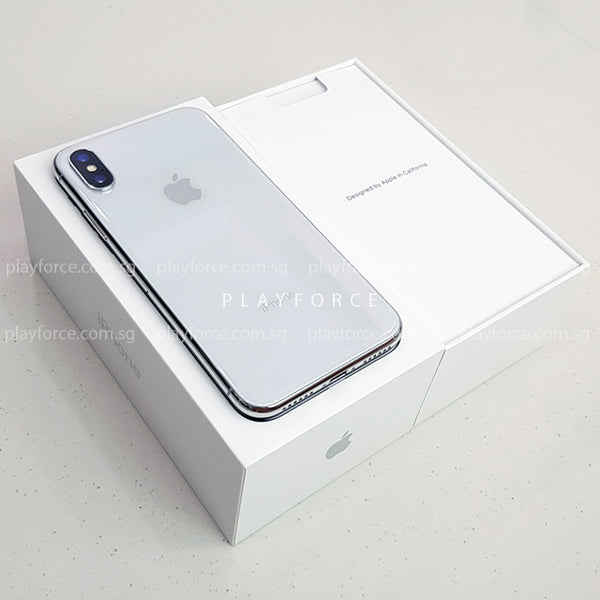 iPhone X (64GB, Silver)