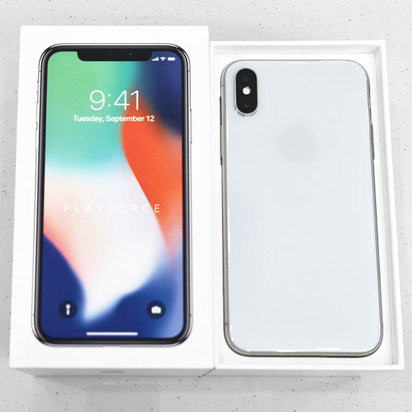 iPhone X (256GB, Silver)