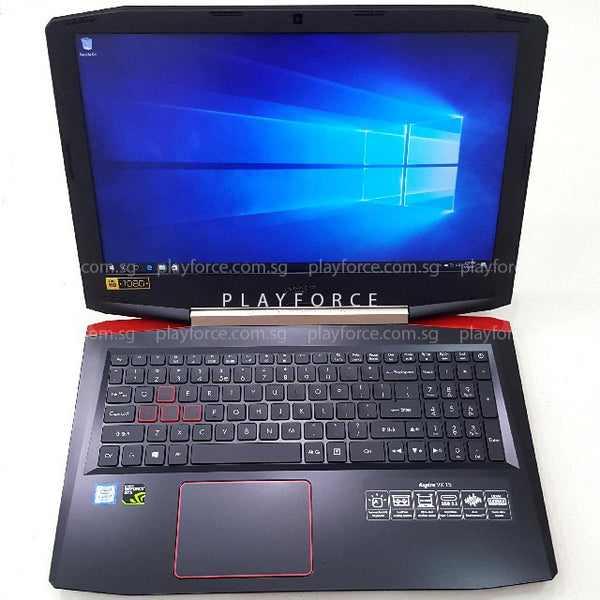 Aspire VX15, i7-7700HQ, GTX 1050Ti (4GB), 1TB+256GB SSD, 15-inch