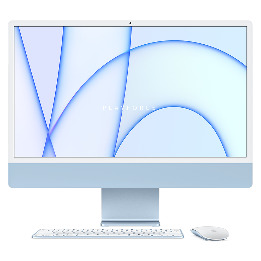 iMac 24-inch (M1, 8GB, 256GB, Blue)