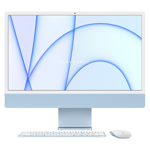 iMac 24-inch (M1, 8GB, 256GB, Blue)