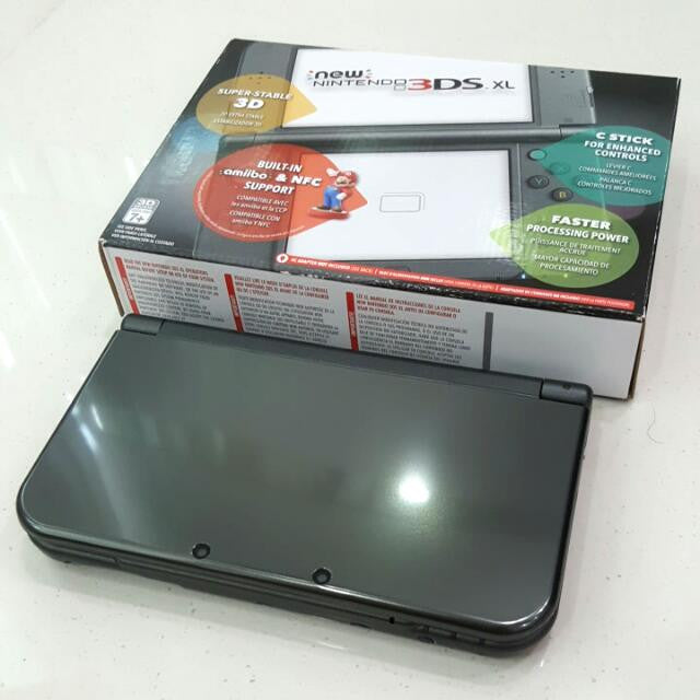 3ds xl clearance black