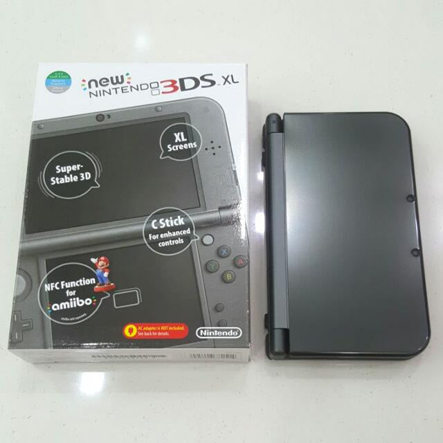 New 3ds xl black 2025